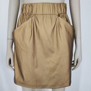 PS Fashion Gold Pleather Skirt